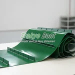 Gıda ve üretim hatlarında kullanılan modüler PVC konveyör bant