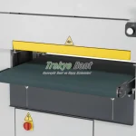 Kalibre zımpara makinesi bant sistemi detayı