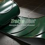 Eğimli taşımaya uygun çavuş desenli konveyör bant