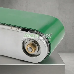 Statik elektrik bulunmasının tehlike yaratacağı durumlarda kullanılmaya uygun antistatik konveyör bant